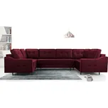 Sedací souprava Amalia U vínová