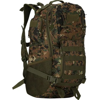 Městský batoh Batoh taktický, camouflage, 32x18x50cm, objem 45L, Smilodon