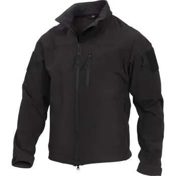 Pánská softshellová bunda ROTHCO Bunda STEALTH OPS softshell ČERNÁ L ČERNÁ - BLACK
