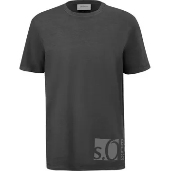 Pánské tričko s.Oliver RL T-SHIRT M Tmavě šedá