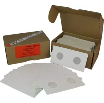 Obal pro sběratelský předmět Leuchtturm Mincovní rámečky MATRIX samolepící Ø 30 mm - 100 ks