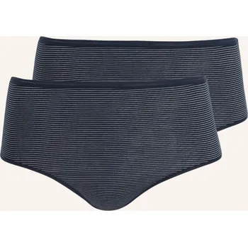 Kalhotky Schiesser Dámská Sada 2 Kalhotek Panty, tmavě modrá / bílá, 42