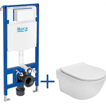 Roca Meridian sada wc rám s mísou a sedátkem A893104530