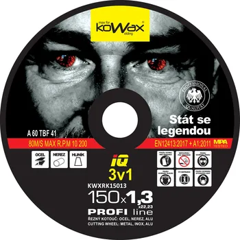 Řezný kotouč Řezný kotouč KOWAX IQ 3v1 150x1,3