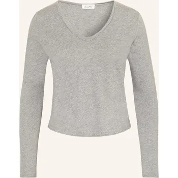 Dámské tričko American Vintage Dámské Tričko S Dlouhým Rukávem Caleb, šedá, 38