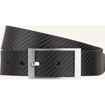 Opasek Porsche Design Pánský Kožený Opasek, černá, 105