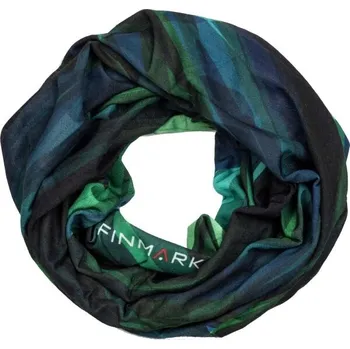Nákrčník Multifunkční šátek Finmark FS-217 OS Tmavě modrá, Zelená