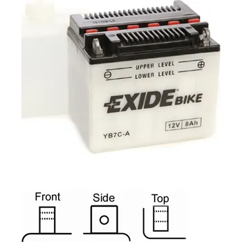 Auto-moto startovací baterie EXIDE EB7C-A