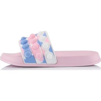 Chlapecké pantofle Dětské pantofle ALPINE PRO ARCO 31 Růžová, Bílá, Modrá