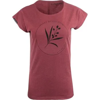 Dámské triko ALPINE PRO RYRA XS Vínová, Černá