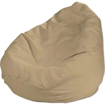 Sedací pytel Sedací vak s volbou látky - 3 velikosti, bílá káva, Ø60 x 105 cm, Cotton Panama