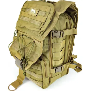 Batoh maskáčový, khaki, 30x25x45cm, Smilodon