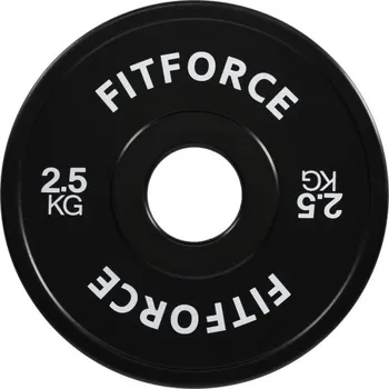 Nakládací kotouč Fitforce PLRO 2,5 KG x 50 MM 2,5kg Černá, Bílá