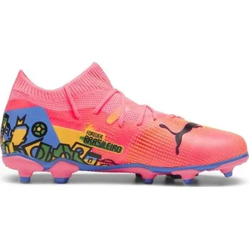 Kopačky Dětské kopačky Puma FUTURE 7 MATCH NJR FG/AG JR 10 Oranžová, Růžová, Mix, Černá
