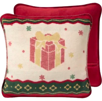 Vánoční dekorace Biederlack Villeroy & Boch Toy's Delight Polštář Dárek 50x50 cm Výška x šířka (cm): bez výplně