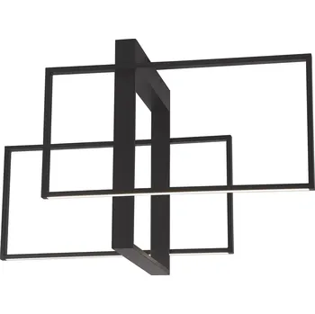 Moderní stropní svítidlo Clea černé