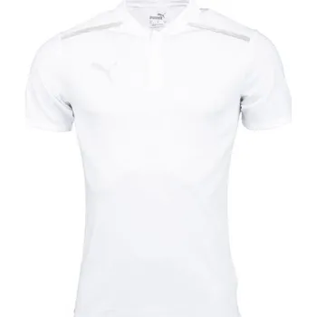 Pánské tričko Pánské polo tričko Puma TEAMCUP CASUALS POLO XL Bílá, Šedá