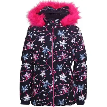 Dívčí oblečení Dívčí zimní bunda Lewro INESA 152/158 Tmavě modrá, Růžová, Mix