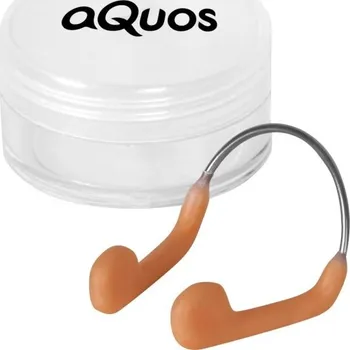 Klip na nos Nosní svorka do vody AQUOS PRO NOSE UNI Hnědá