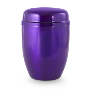 Smuteční dekorace Kovová urna Faith Barevná - Lila