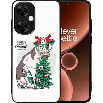 Vánoční dekorace VSECHNONAMOBIL 79419 MY ART Kryt s vánočním designem OnePlus Nord CE 3Lite 5G MERRY CHRISTMAS (074)
