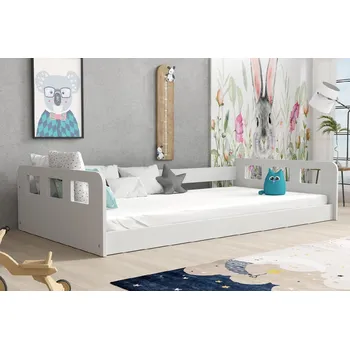 Postel Postel Montessori Rona 160 x 80 cm + rošt ZDARMA - bílá