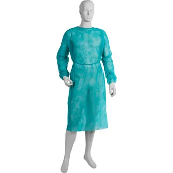 Jednorázový oděv Zelený návštěvnický plášť s náplety, vel. XL W267200150_0028