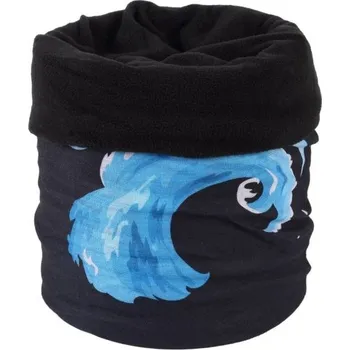 Šátek Multifunkční šátek s fleecem Finmark MULTIFUNCTIONAL SCARF WITH FLEECE OS Černá, Modrá