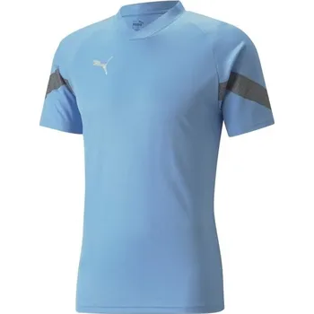 Pánské sportovní triko Puma TEAMFINAL TRAINING JERSEY TEE XS Světle modrá, Tmavě šedá