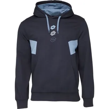 Pánská mikina Pánská mikina Lotto ATHLETICA PLUS IV HOODIE M Tmavě modrá, Modrá