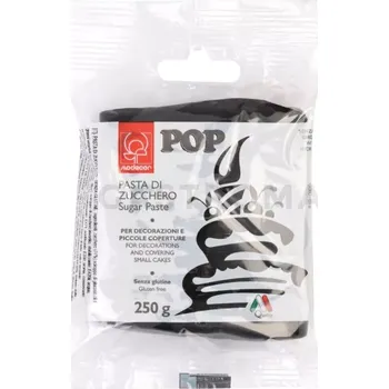 Výroba svíčky Cukrová hmota, azo-free, černá, 250 g | MODECOR, 25329