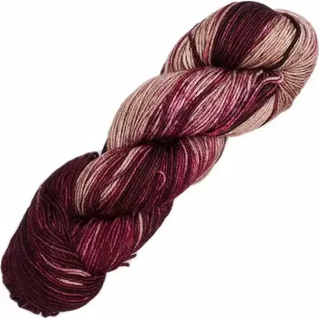 Příze Symfonie Yarns Viva VR1007 Kávová růže (Ručně barvená příze Viva 1007 Café rose)