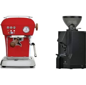 Kávovar Ascaso Dream PID, Love Red + Eureka Mignon Manuale, BL black
