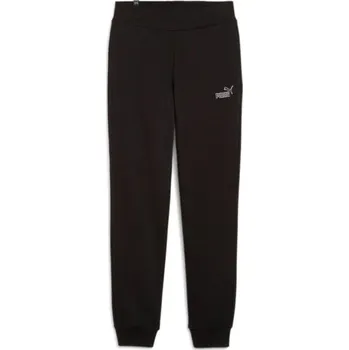 Dívčí tepláky Puma ESSENTIALS PANT 140 Černá, Bílá