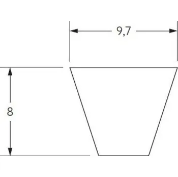 MEGADYNE Ozubený řemen 456-RPP8-85 mm ISORAN
