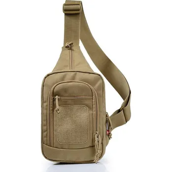 Brašna - taška na hruď, khaki, 13*6*18CM, Smilodon