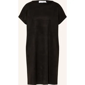 Dámské šaty Juvia Dámské Šaty V Koženém Vzhledu, černá, 36
