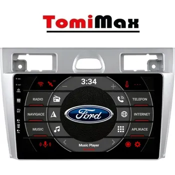 Auto Hi-Fi TomiMax Ford Fiesta Android 14 autorádio s WIFI, GPS, USB, BT HW výbava: 8 Core 4GB+64GB PX HIGH - Model auta: Ford Fiesta 2006-2011, Velikost obrazovky: Dotyková obrazovka: 9"