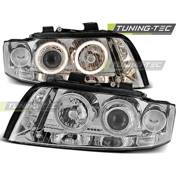 Přední světlomet SVĚTLOMETY ANGEL EYES CHROMOVANÉ pro AUDI A4 10.00-10.04