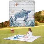 inSPORTline Pikniková deka Maritino 208x197 cm želva