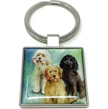 Set školních potřeb Brelok do kluczy K15 Psy Cockapoo