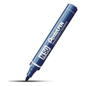Permanentní popisovač "N50", modrá, 2 mm, kuželový hrot, PENTEL N50-CE