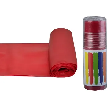 Aerobic band 2,5 m posilovací guma - různé tuhosti Barva: Červená - Středně silná