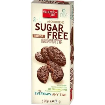 ZIV, Western Industrial Zone, 9000 Varna - Vyrobeno v Bulharsku SLEVA Kakaové sušenky bez cukru, s přírodním sladidlem 100 g - min. trv. 27.1.2026