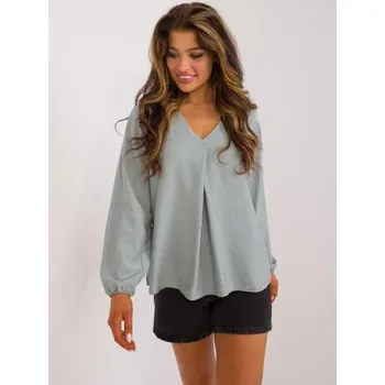 Dámská halenka Dámská halenka s viskózou SUBLEVEL khaki