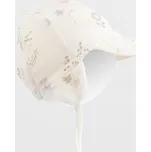 Dětská letní mušelínová čepička s kšiltem New Baby Zoe Bílá 80/86