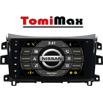 Auto Hi-Fi TomiMax Nissan Navara Android 14 autorádio s WIFI, GPS, USB, BT HW výbava: 8 Core 4GB+32GB PX HIGH, Velikost obrazovky: Dotyková obrazovka: 9"