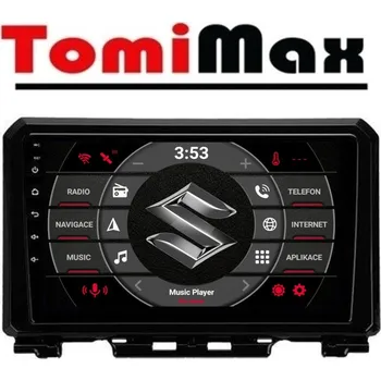 Autorádio TomiMax Suzuki Jimny Android 14 autorádio s WIFI, GPS, USB, BT HW výbava: 4 Core 1GB+16GB LOW - Model auta: Suzuki Jimny od 2018, Velikost obrazovky: Dotyková obrazovka: 9"