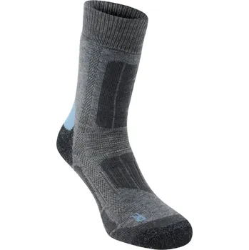 Pánská móda Karrimor 2 Pack Trekking Socks Juniors Grey/Sky Junior 1-6