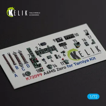 Plastikový model 1/72 A6M5 Zero - interior 3D decals (TAM)